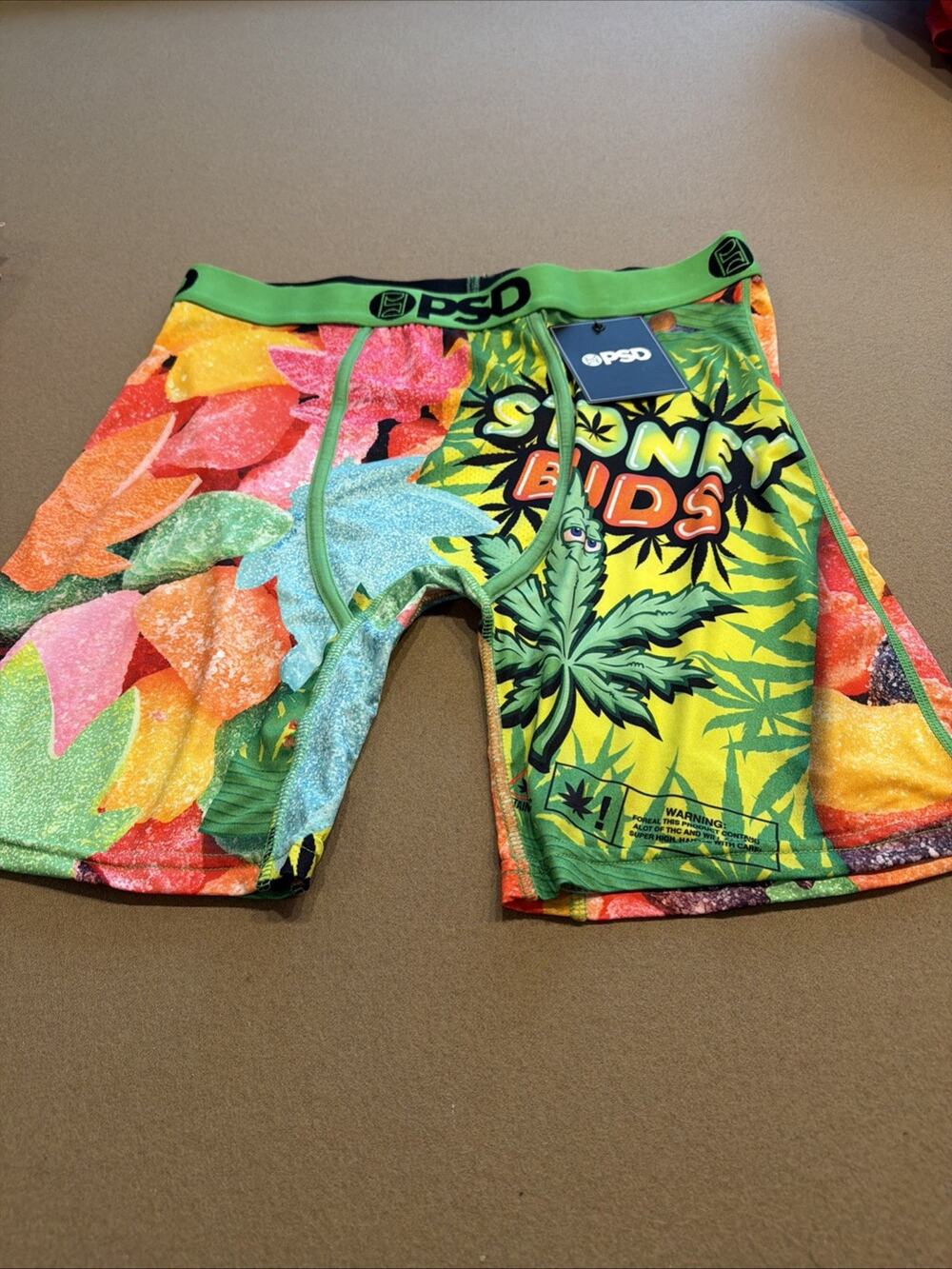 PSD Men’s Underwear STONEY BUDS BOXER BRIEFS Large